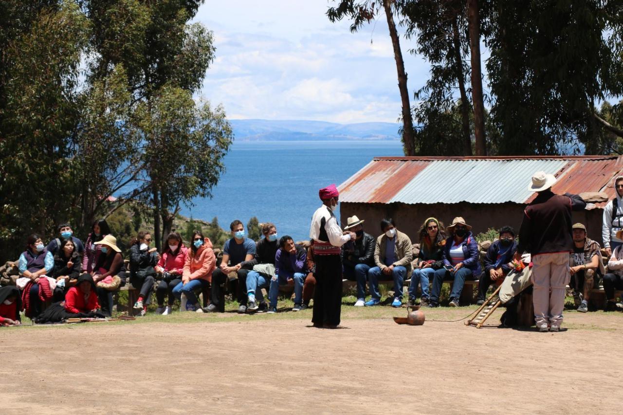 Inka Lake Taquile Lodge Huillanopampa Eksteriør billede