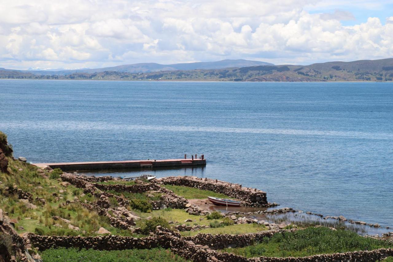 Inka Lake Taquile Lodge Huillanopampa Eksteriør billede